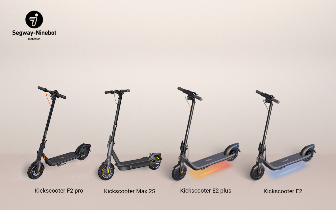 Ninebot Segway New Kickscooter Models Launching